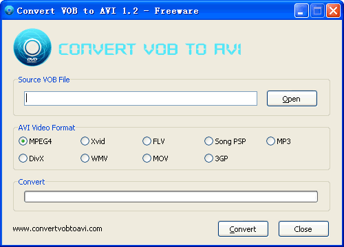 Convert video to avi 128x160 app